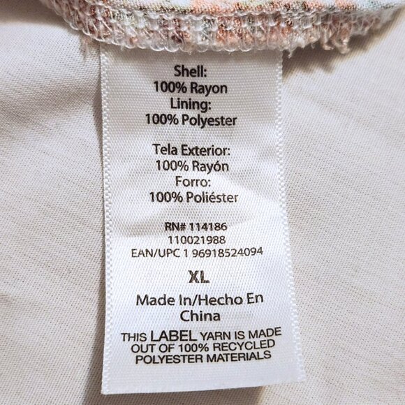 Frye White Floral Maxi Dress | Split Front | Prairie Revival | Size XL - Picture 11 of 12